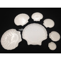 Hotel&Restaurant white ceramic plates, shell shape Ceramic dipping plates wholesale,porcelain sauce dinner ware